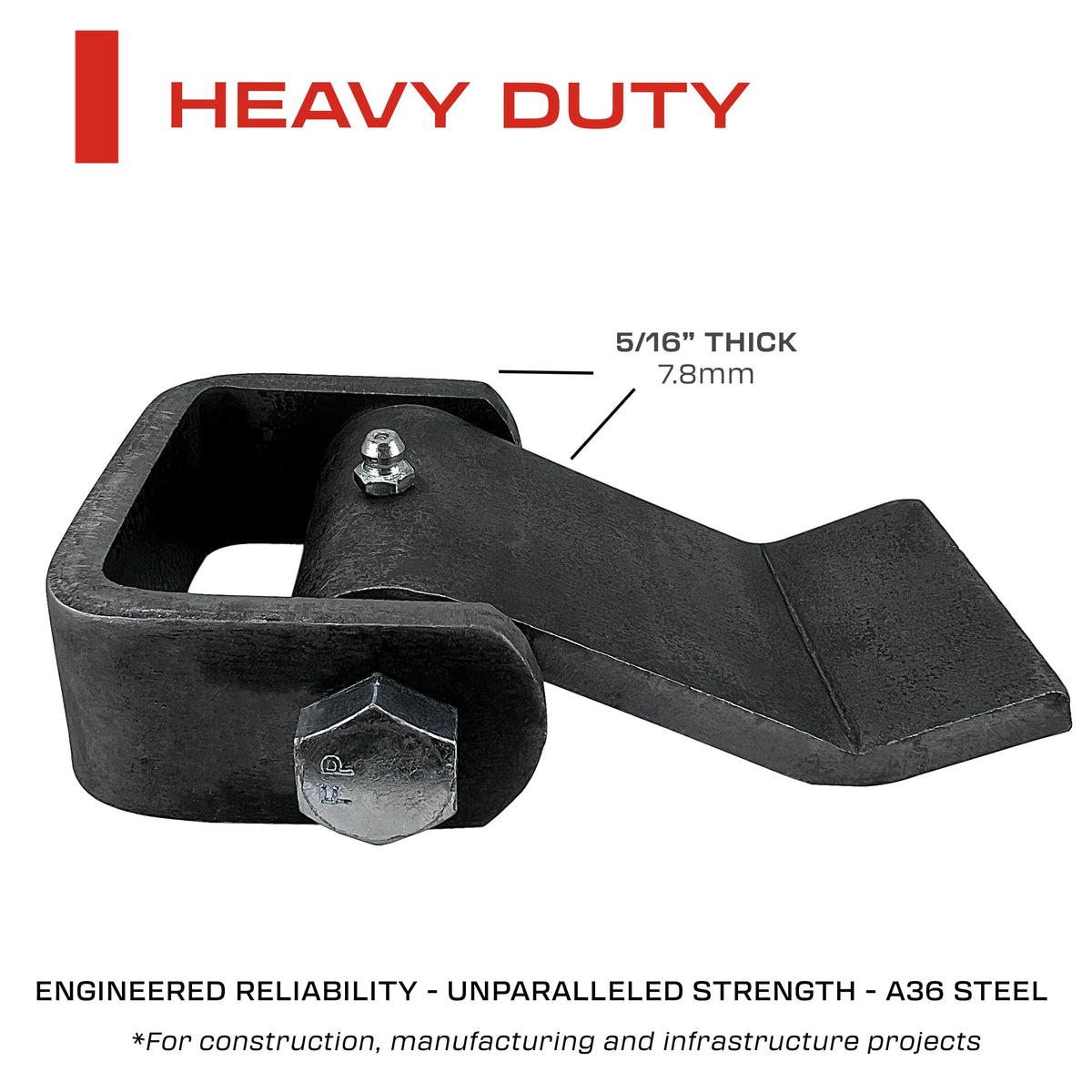 Sidco Supply heavy-duty truck hinge supports heavy loads in industrial applications