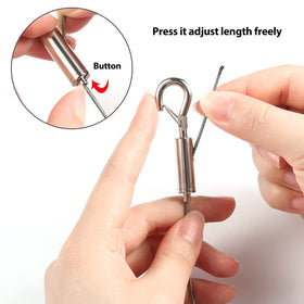 SIDENUO adjustable wire length for various frame sizes