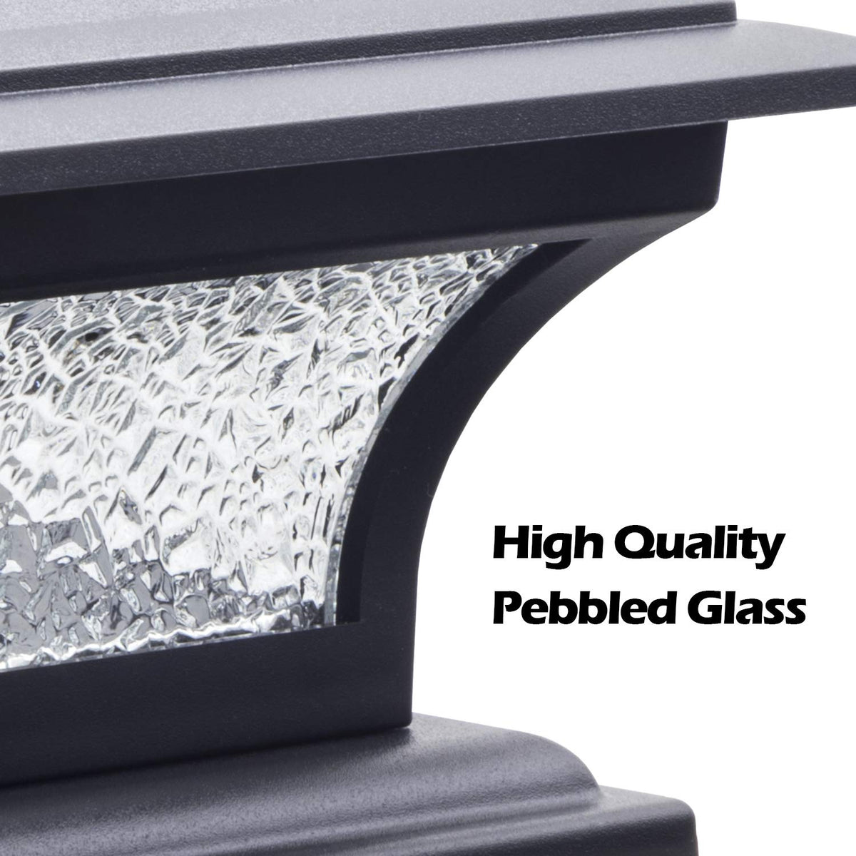 SIEDiNLAR easy-install solar post light for standard posts and flat surfaces.