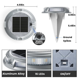 SIEDiNLAR IP68 waterproof outdoor lights perform in rain and snow.