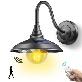 SIEDiNLAR solar barn light gooseneck for durable outdoor illumination