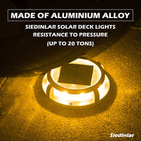 SIEDiNLAR four-pack lights ready for steps and garden paths at night