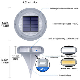 SIEDiNLAR IP68 waterproof solar light withstands rain and splashes