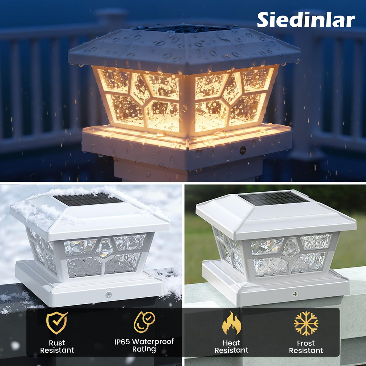 SIEDiNLAR post lights elevate curb appeal and safety for mailboxes, gates, and entryways.