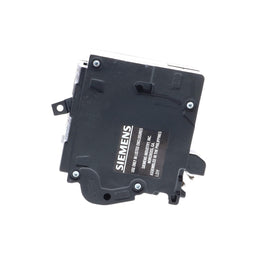 Siemens 20A GFCI breaker panel interior highlighting secure connections
