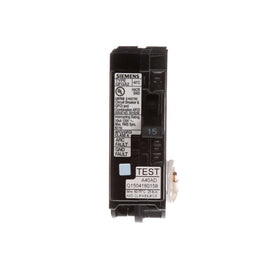 Siemens Q115DF LED trip indicator highlights trip cause for quick troubleshooting