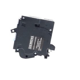 Siemens Q115DFN label detail shows UL listing and 10,000 AIC
