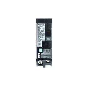 Siemens Q115DFN side view in black, compact plug-on neutral design