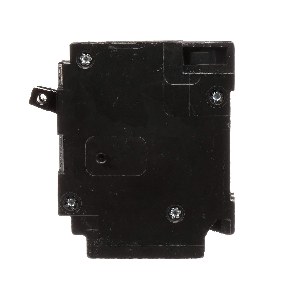 Siemens Q1515 duplex breaker label showing ratings and compatibility data.