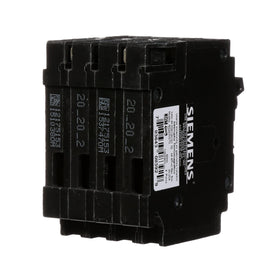 Siemens Q22020CT2 space-saving design helps efficient panel layout.