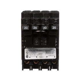 Siemens Q22020CT2 two 20-amp double-pole offers reliable protection for circuits.