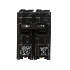 Siemens Q225 25A DP breaker in enclosure demonstrating reliable 240V protection