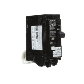 Siemens QF115A label; 10,000 AIC rating supports strong fault interruption.