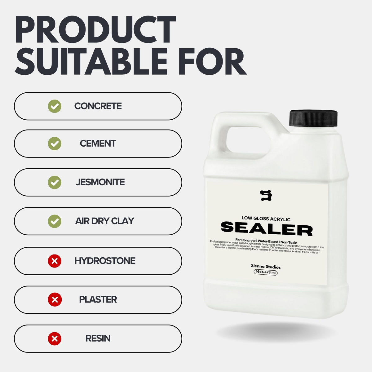 Sienna Studios acrylic sealer candle jar application demonstrates heat resistance and food-safe potential