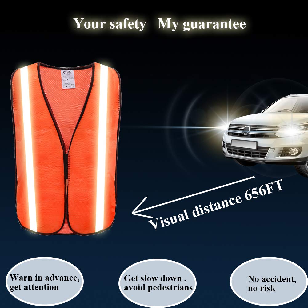 SIFE stretchable vest design fits men and women for flexible sizing.