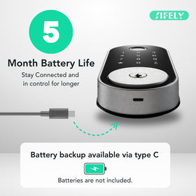 Sifely Alexa and Google compatibility icons for voice control.
