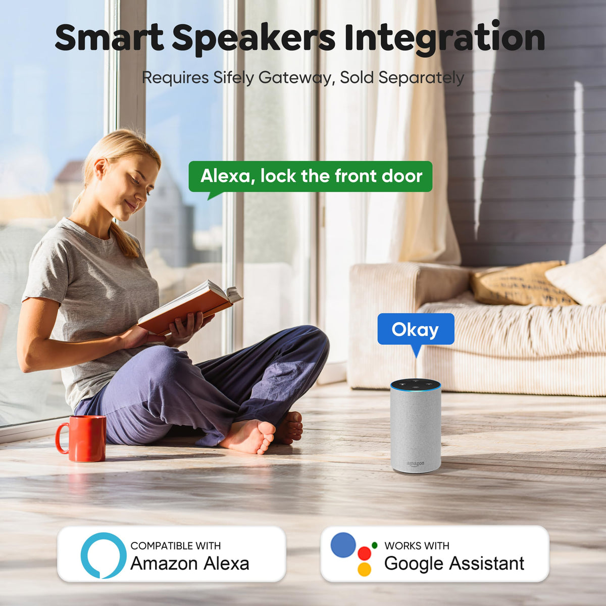 Sifely with Alexa and Google for hands-free locking