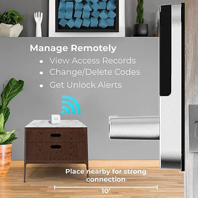 Sifely Alexa integration image demonstrates voice-controlled door access