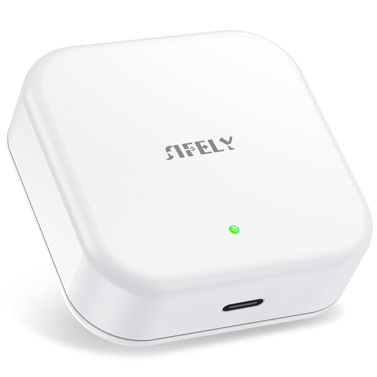 Sifely Gateway G2 front view showing compact hub for remote door access