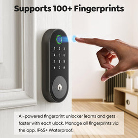 Sifely keypad deadbolt close-up showing secure code entry