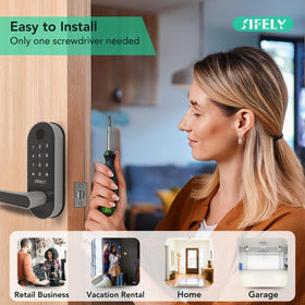 Sifely long battery life with Type-C backup for reliable entry.