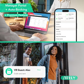 Sifely passcode management dashboard for adding or revoking codes.