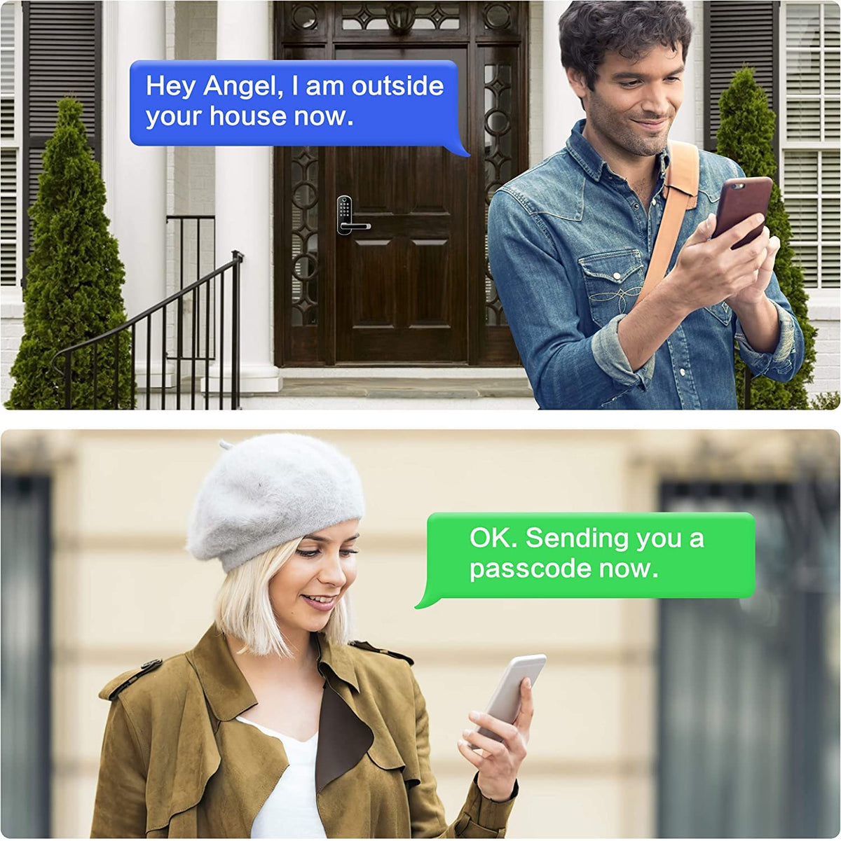 Sifely works with Alexa and Google for hands-free entry.