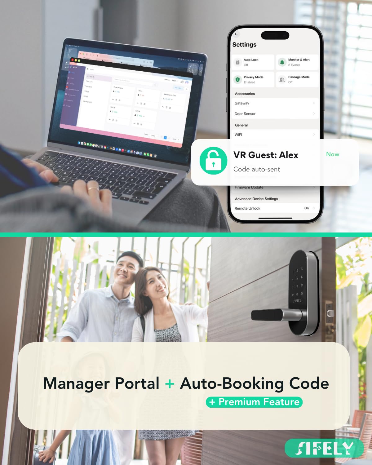 Sifely works with Alexa and Google for voice control