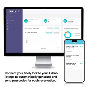 Sifely WiFi Gateway enables remote unlocking from anywhere.