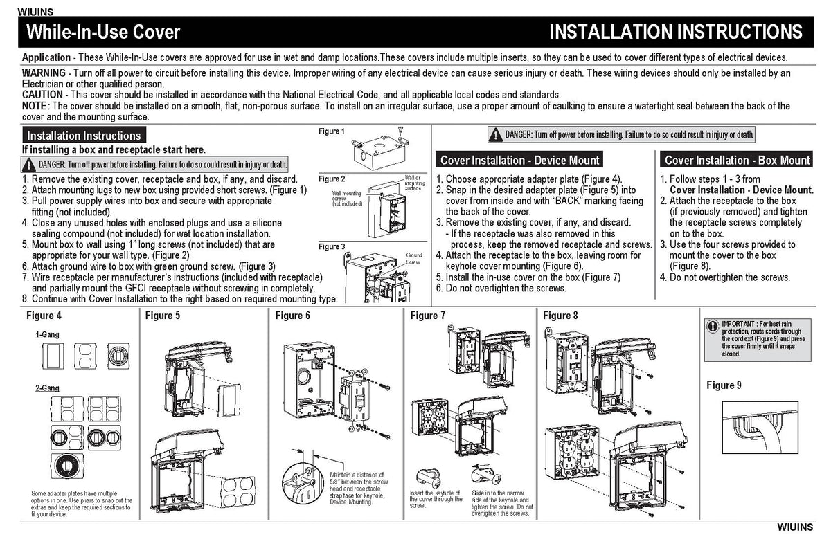 Sigma Engineered Solutions weatherproof outlet kit designed for outdoor durability