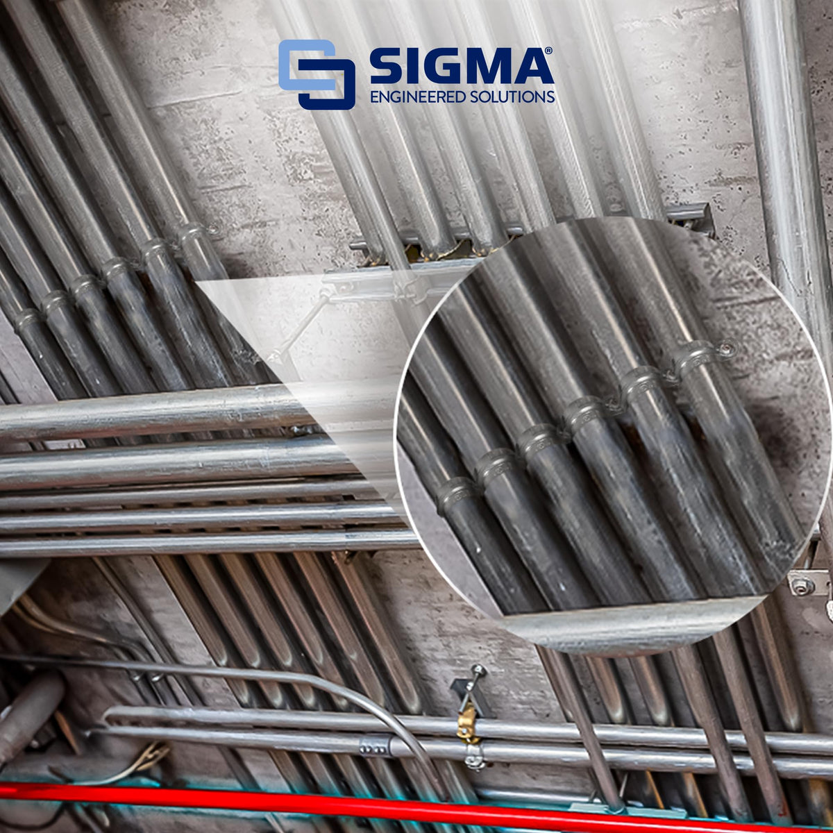 Sigma ProConnex 1901 strap, NEC-compliant EMT support.