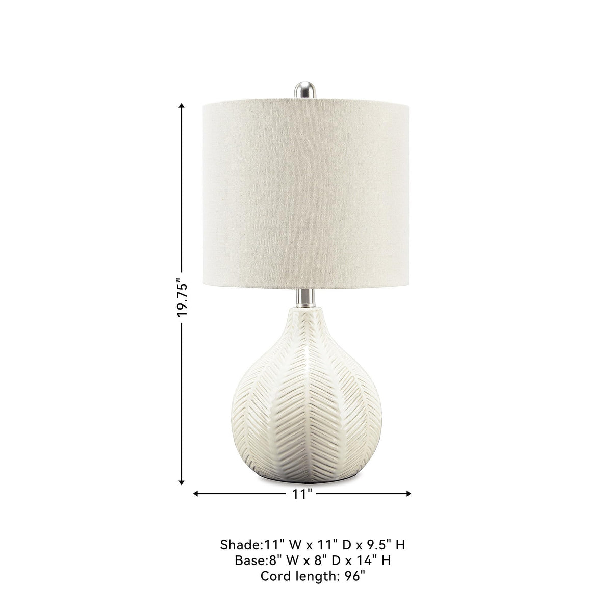 Soft-lit Rainermen lamp enhances a calm, modern bedroom ambiance.