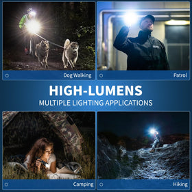 Sigoobal flashlight two-pack setup suitable for home, camping, and emergencies.