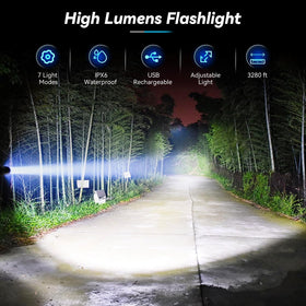 Sigoobal flashlight USB recharge for easy charging on the go