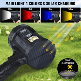 Sigoobal rechargeable spotlight yellow lens for task lighting.