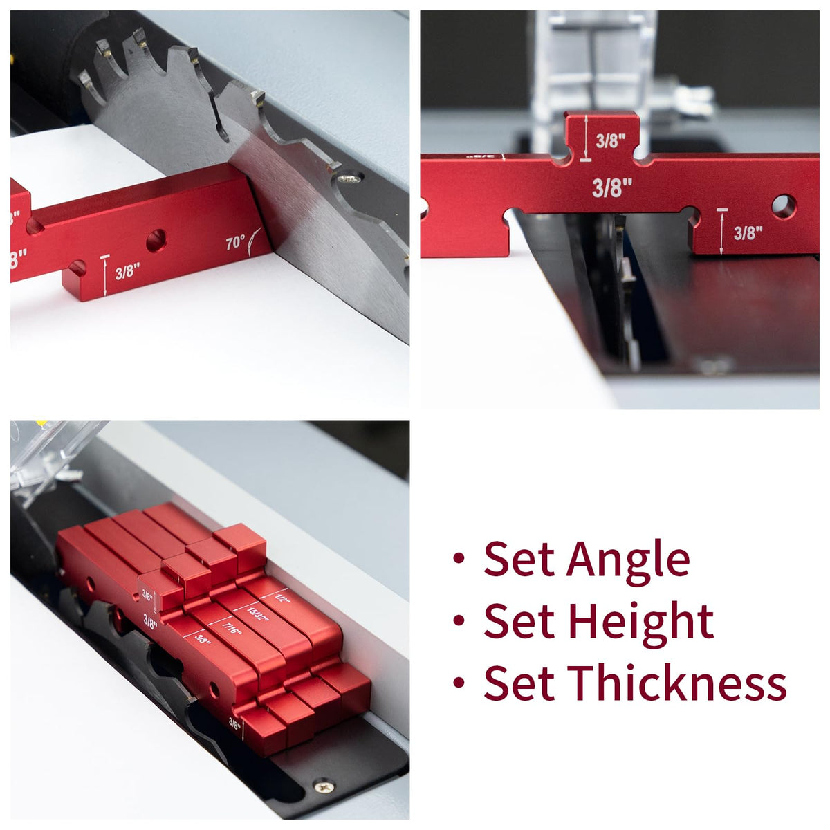 SIIIXS laser engraved gauges provide clear, wear-resistant markings for fast measurements.