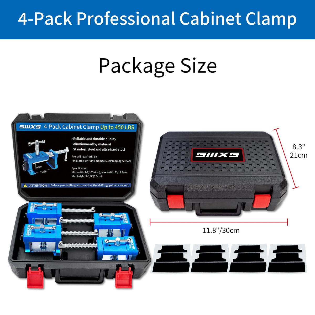 Max load capacity up to 450 lbs for stubborn assemblies.