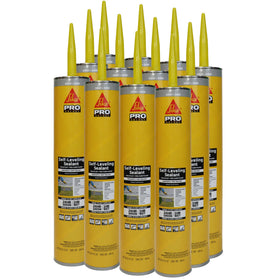 SIKA Sikaflex self-leveling sealant applied to a concrete expansion joint for flexible waterproof sealing.