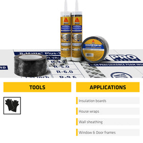 SIKA SikaSeal-148 transparent tape hides seams while sealing