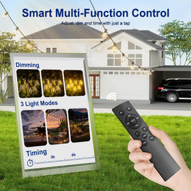 Sikitul remote modes for breathing, flashing, or steady light