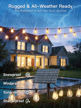 Sikitul weatherproof durable lights withstand rain and sun