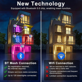 SikSog app control screen highlights Bluetooth setup without WiFi.