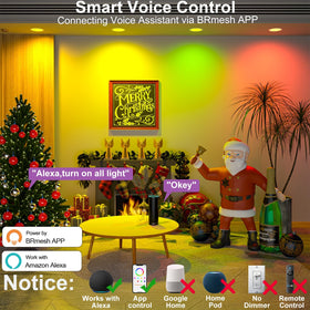 SikSog color demo shows vibrant RGB and tunable white options for mood.