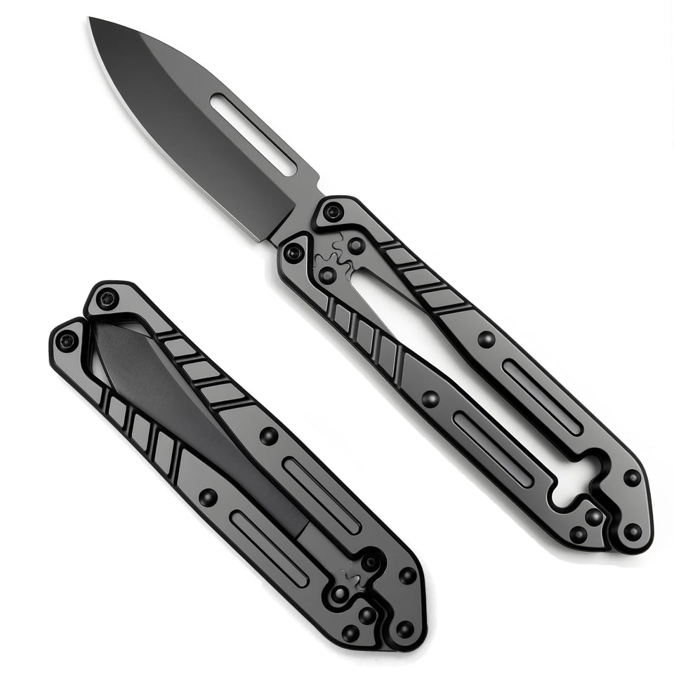 Silaoburi automatic knife blade deployment for quick, precise cuts on the job.