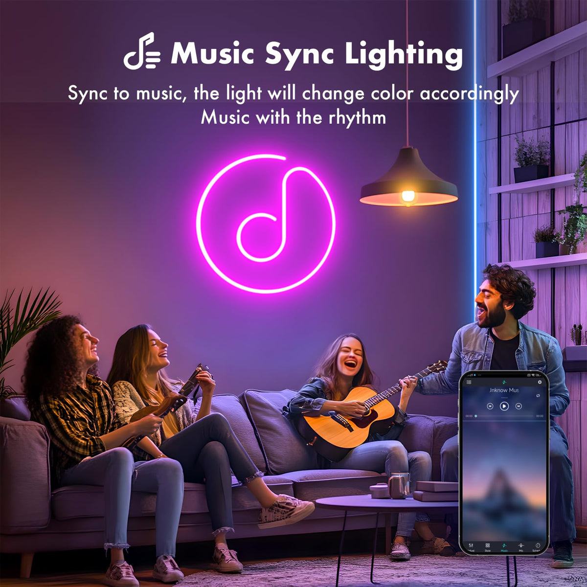 SILFU Neon Rope Lights support app control for smart-home setups.