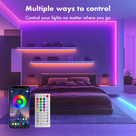 SILFU Neon Rope Lights provide IP67 waterproof versatility for indoor and outdoor use.