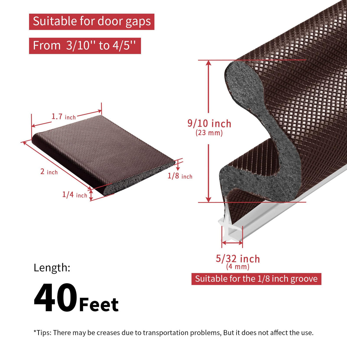 SILIENTWERK door seal provides dustproof and thermal insulation benefits