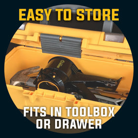 12 to 1 push ratio enables controlled bead for precise gaps.