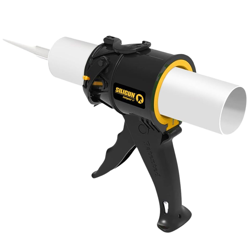 SILIGUN Gen-3 compact caulking gun with anti-drip action for neat beads