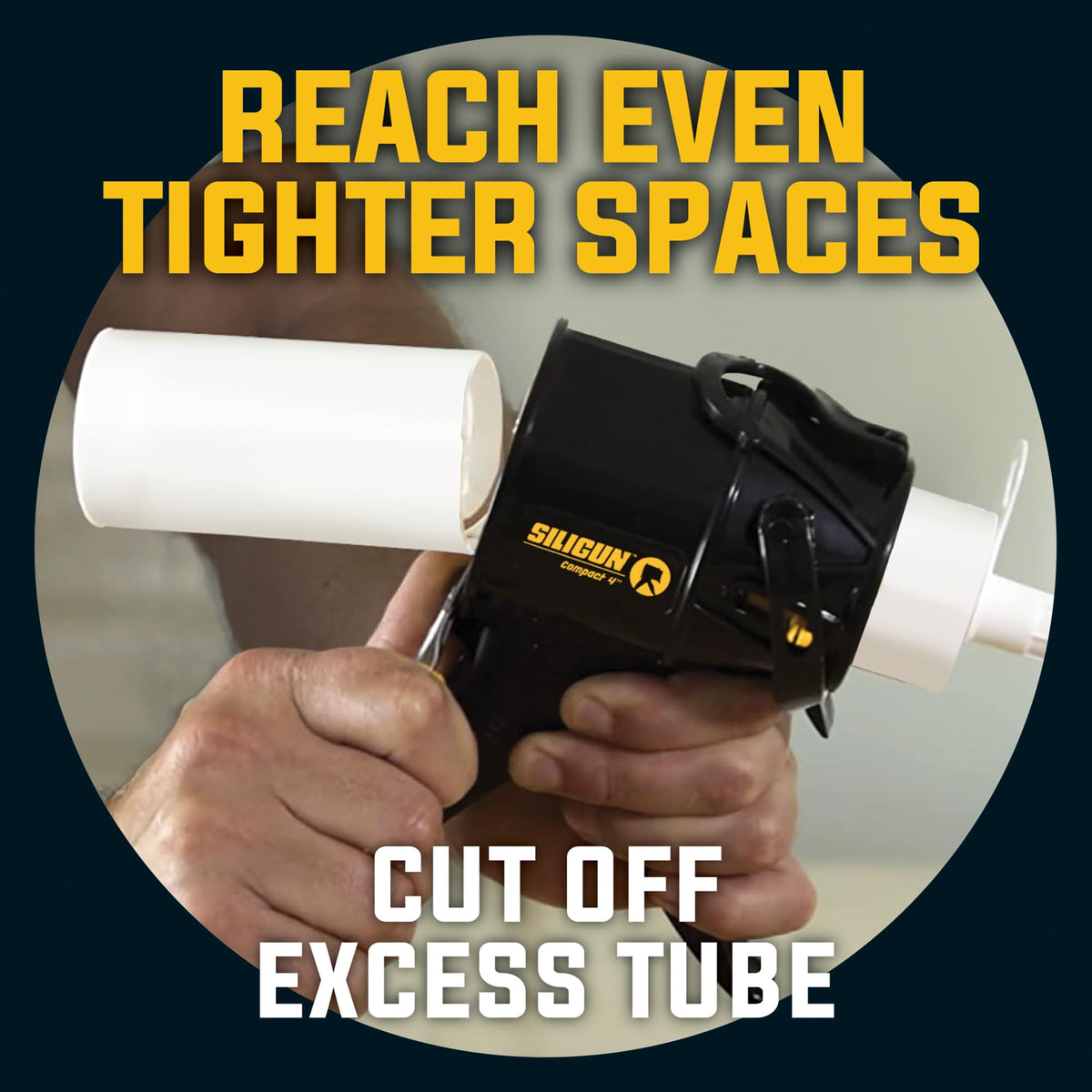 Scraper kit included helps tidy seams and refine surface finish.